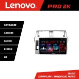 Navigatie Toyota Landcruiser J150 Prado 2014-2017 Lenovo Kit-065 8 core QLED 2K 8+256 360 Android Waze USB Navigatie Internet Youtube Radio