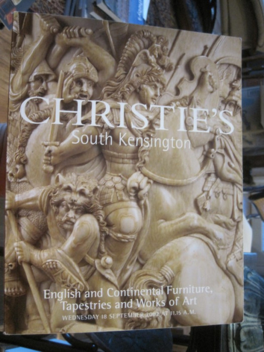 CHRISTIE`S CATALOG SOUTH KENSINGTON 18 SEPTEMBER 2002