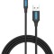 Cablu alimentare si date Vention, USB 2.0 (T) la micro USB (T), 1.5m rata transfer 480 Mbps, invelis PVC, negru, &amp;quot;COLBG&amp;quot; (timbru verde 0.18