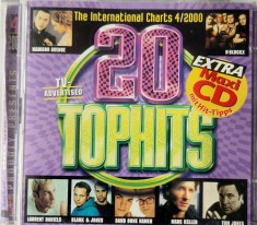Various &lrm;&ndash; 20 Tophits - The International Charts 4/2000 NM / VG dublu cd euro disco, euro dance Top 13 Music 2000 Germania
