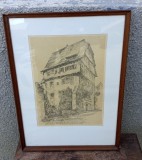 Gravura veche germana