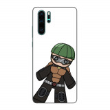 Husa compatibila cu Huawei P30 Pro Silicon Gel Tpu Model One Punch Man Mumen Rider