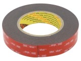 Bandă de fixare 3M acril neagră 25mm x 5,5m x 1,6mm