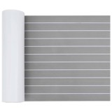 Pardoseala pentru bărci autoadezivă gri deschis &amp; alb 240x60 cm spumă EVA