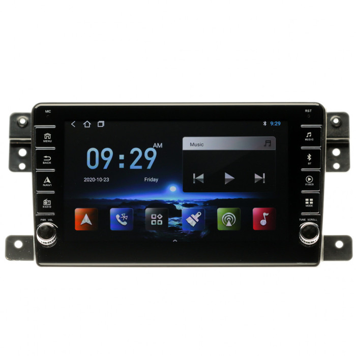 Navigatie AUTONAV Android GPS Suzuki Grand Vitara 05-13 PRO 16GB 1GB RAM 8&quot; WiFi 2 x USB Bluetooth Quad-Core 4 * 1.3GHz 4 * 50W