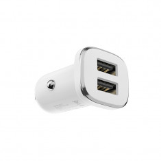 Incarcator Auto Borofone BZ12 2x USB 2.4A foto