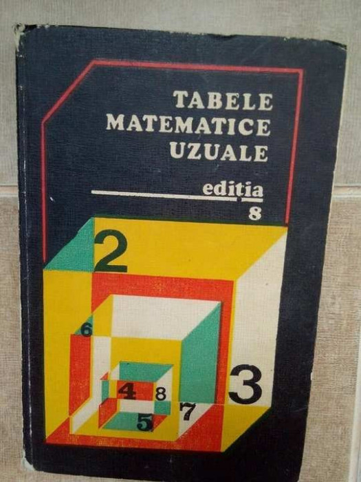 E. Rogai - Tabele matematice uzuale (1975)