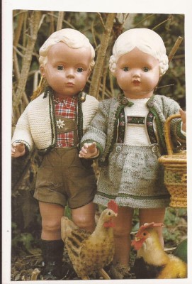 TD4 -Carte Postala- GERMANIA - Schildkrotpuppen um 1940/50, necirculata foto