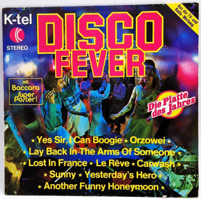 Various &amp;lrm;&amp;ndash; Disco Fever 1977 VG+ / VG+ vinyl LP K-tel Elvetia foto