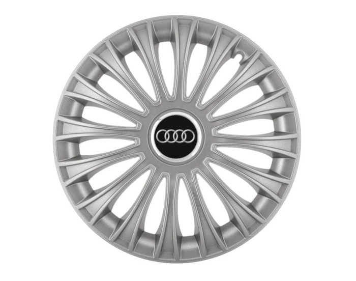 Set 4 capace roti pentru Audi, model Dino Gray, R15