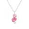 Colier din argint cu cristale Swarovski, Pandantiv Geometric, A4S38436