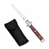 Briceag automat DEPOX&reg;, Sicilian Helper, otel inoxidabil, 22 cm, maro, husa inclusa