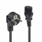 Cablu alimentare schuko Lindy IEC C13, 3m, negru Description