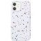 Husa TPU UNIQ COEHL TERRAZZO pentru Apple iPhone 12 mini, Alba
