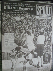 Revista Sport (1963) Dinamo Bucuresti-Real Madrid 1-3, Farul Constanta (prez) foto
