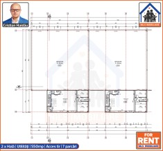 Doua hale noi, moderne, de 550mp fiecare, in Stefanestii de Jos - IF