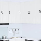 VidaXL Dulap suspendat de bucătărie cu ușă Alb lucios 57 x 57 x 100 cm 885169