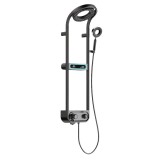 Cumpara ieftin Set de duș digital Tropic cu baterie termostatică, negru