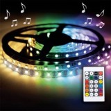 Banda LED RGBIC cu USB si Telecomanda, 3m, 90 LED-uri, 6W, Flexibila, CMCLASS