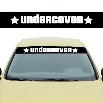 Sticker Parasolar Undercover Gangstar , Autocolant Parbriz Tuning Urban foto