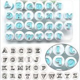 Set 26 Decupatoare Litere Alfabet A-Z cu Ejector, Fondant, Prajituri, Torturi