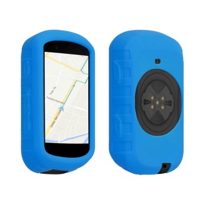 Husa de protectie pentru GPS Garmin Edge 530, Kwmobile, Albastru, Silicon, 49315.04 foto