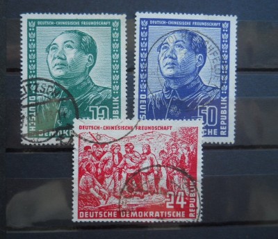 1951 SERIE GERMANIA DDR ,STAMPILATE,COTA 128$ foto