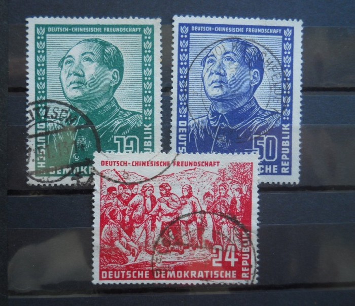 1951 SERIE GERMANIA DDR ,STAMPILATE,COTA 128$