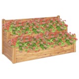 Cumpara ieftin Jardinieră de grădină 2 niveluri 160x75x84 cm lemn masiv acacia