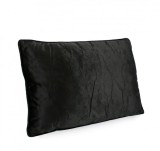 Cumpara ieftin Set 4 perne catifea neagra Artemis 40x60 cm