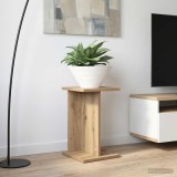 vidaXL Suport pentru plante 2 pcs Stejar Artizanal 25 x 25,5 x 40,5 cm 899689