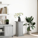 VidaXL Suport prezentare cu depozitare sonoma gri 31x30x60 cm lemn 854621