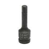 Cheie tubulara de impact bit hexagonal H10, 78mm, patrat 1/2 inch Cr-Mo Breckner Germany