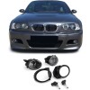 Proiectoare clare bara M BMW E46 E39 (set 2 buc) - compatibil Seria 3, Seria 5 - Calitate Superioara - Livrare Rapida