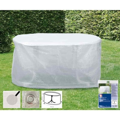 Husă Protecție Masă Grădină Transparentă 125x83cm foto