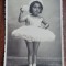 QW18 66 - Fotografie foarte veche - micuta balerina - anii 1950