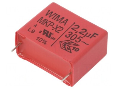 Condensator polipropilenă 2,2uF 31,5x15x26mm THT &amp;plusmn;10% foto