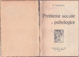 C9283N Probleme sociale și psihologice de H Sanielevici, 1920
