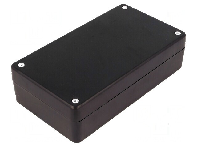Carcasă universală ABS neagră 84mm x 154mm x 42mm