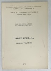 CHIMIE SANITARA , LUCRARI PRACTICE de DENISA MIHELE si ELENA BIVOL , 1996
