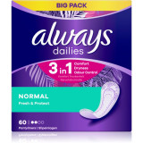 Cumpara ieftin Always Dailies Normal Fresh &amp; Protect absorbante 60 buc