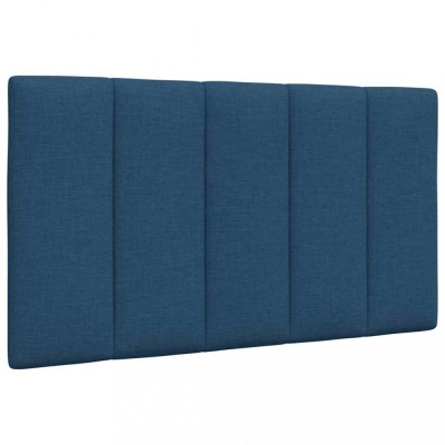 vidaXL Pernă pentru tăblie de pat, albastru, 80 cm, material textil 4019141 foto