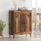 vidaXL Bufet Lemn Vechi 69,5 x 34 x 90 cm Lemn Ingineresc și Fier 881600