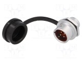 Soclu SF12 WEIPU tată PIN: 4 IP67 5A lipire 200V 0,75mm2 -40&divide;100&deg;C
