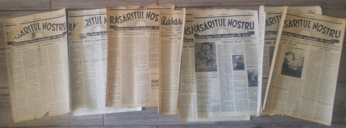Lot 10 numere Rasaritul nostru, unicul organ surdo-pedagogic din tara/ 1938