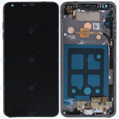 LG G6 (H870) Unitate de afișare completă neagră ACQ90289901 ACQ89384002