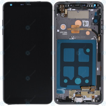 LG G6 (H870) Unitate de afișare completă neagră ACQ90289901 ACQ89384002