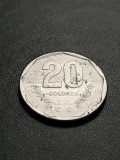 B 11 Moneda 20 Colones 1985 Costa Rica