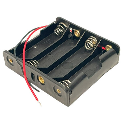 Soclu bateri, tip R6, AA, pentru 4 baterii, 125339 foto