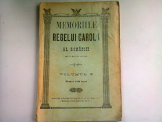 MEMORIILE REGELUI CAROL I AL ROMANIEI VOLUMUL X foto